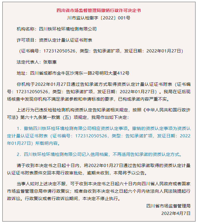 最高處罰百萬！一大批計(jì)量、檢測機(jī)構(gòu)相關(guān)違法案件被查處曝光